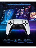 4K Game Stick Retro Tv Atari Kablosuz 2 Kollu 20000 Oyunlu