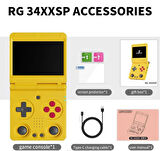 ANBERNIC RG 34XXSP Taşınabilir Retro El Konsolu 4 Renk Seçenekli