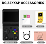 ANBERNIC RG 34XXSP Taşınabilir Retro El Konsolu 4 Renk Seçenekli