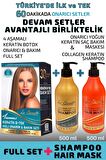 AVANTAJLI KERATİN BOTOX ONARICI FULL SET + ŞAMPUAN + MASKE 3'LÜ SET (TÜM SAÇ RENK VE TİPLER İÇİN)