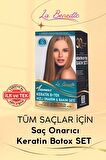 EKONOMİK 3'LÜ KERATİN BOTOX ONARICI VE DÜZLEŞTİRİCİ FULL SET (AÇIK RENKLİ SAÇLAR İÇİN)