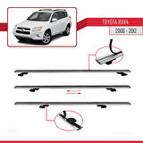 Toyota RAV4 III (XA30) 2006-2012 Arası ile Uyumlu BASIC Model Ara Atkı Tavan Barı Gri 2 Adet