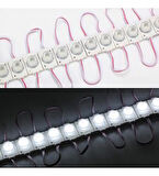 Led Modül Beyaz Tekli Led Mercekli 12v Dc 1,5w İp 65 5 adet