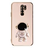 Smcase Xiaomi Redmi 9 Kılıf Standlı Kamera Korumalı Astronot Silikon