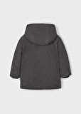 Mayoral Erkek Çocuk Mont (4-10 Yaş) – Antrasit Renk, Su İtici, Rüzgar Geçirmez, Polarlı Kapüşonlu Mont