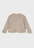 Mayoral Kız Bebek Triko Hırka (1-4 Yaş) – Bej Renk, Uzun Kollu, Düğmeli, Yumuşak Dokulu