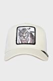 Goorin Bros 101-0392 The White Tiger Pamuklu Animal Desenli Şapka Unisex ŞAPKA 1010392