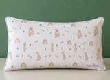 More Home Müslin Bebek Yastık Kılıfı Ördekli Krem 35x45 cm Nefes Alabilen