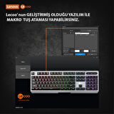 Lecoo KB121 Kablolu Rainbow Membran Oyuncu Klavyesi