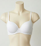 Bicomi Mikro Kumaş Push Up Dolgulu Balenli Günlük Tek Destekli Sütyen