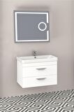 MARİA 80 CM BANYO DOLABI LED MERCEK AYNALI BEYAZ - BOY DOLAP HARİÇ