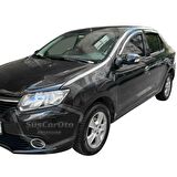 Renault Symbol 2013-2020 Uyumlu Mugen Cam Rüzgarlığı Seti Piano Black 4'lü İthal