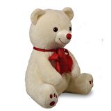 Sevgiliye Özel HEDİYE- 80 cm Kalp Tutan, Oturan Sevimli Peluş Ayı