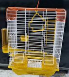 Aksesuarlı Muhabbet Kuş Kafesi 40x22x28 cm