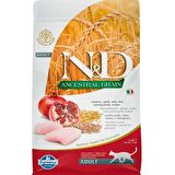 N&D ND Düşük Tahıllı Yetişkin Tavuklu ve Narlı Kedi Maması 1,5 Kg