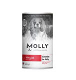 Molly Kuzu Etli Jöleli Yetişkin Köpek Konservesi 400 Gr