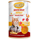 Moochie Ton Balıklı ve Karidesli Tahılsız Kedi Çorbası 135 ml