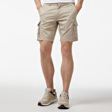 Nautica Erkek Bej Regular Fit Şort
