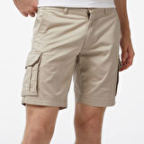 Nautica Erkek Bej Regular Fit Şort