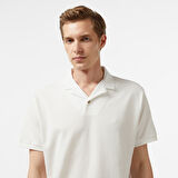 Nautica Erkek Kırık Beyaz Classic Fit Polo Yaka T-Shirt