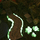 Calais® Gece Karanlıkta Işık Vererek Parlayan Dekoratif Çakıl Taşları