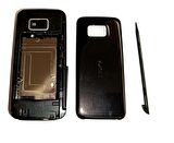Nokia 5530 Kasa Kapak 5530 Siyah Orta Kasa Ön Kapak Arka Kapak Tuş Takımı