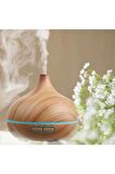 Ultrasonik Aroma Hava Nemlendirici Hava Difüzör Kokulu Uçucu Yağ Difüzör 550 Ml Kumandalı Led Işıklı