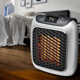 Karavan İçin Taşınabilir 220 Volt Fişe Takılan 800 Watt Fanlı Mini Elektrikli Isıtıcı, Kumandalı