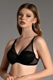 Kadın Siyah Dolgusuz B Cup Sütyen
