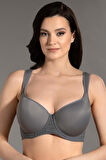 Kadın Gri Dolgusuz D Cup Sütyen
