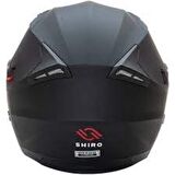 Shiro Sh 450 Açık Kask Mat Siyah
