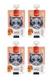 Wanpy Taze Somon & Tavuklu Kedi Et Ezmesi 90 Gr. X 4 Adet