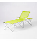 FOLDZEN Katlanabilir, Hafif, Dayanıklı, Çantalı ve Pratik Şezlong – Neon Yeşil