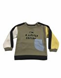 Divonette Sweatshirt Renkli Cepli Taş 