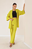 Bürümcük Pantolonu Cepli Kimono Takım