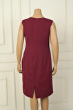 Kalın Askılı Astarlı Krep Kısa Elbise