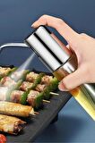 Sprey Yağlık Cam Püskürtmeli Fısfıs 100 ml Yağdanlık Airfryer Yağ Sirke Limon Püskürtme Şişesi