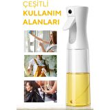 Mien Sprey Cam Yağdanlık Yağ,Sirke,Sos Püskürtücü  200 ml Siyah Beyaz Kombin Renk