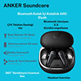 Anker Soundcore  Bluetooth 5.3 Kulaklık - Hibrit Aktif Gürültü Önleme - LDAC ve Hi-Res Wireless Sertifikalı 