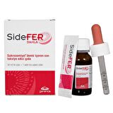 SideFer Damla Takviye Edici Gıda 30ml Şişe + 1 Adet Toz