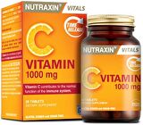NUTRAXIN C VİTAMİN 1000MGx30TBLT 1 Paket(1 x 30 Tabletten)