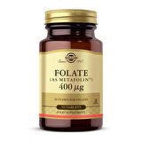 Solgar Folate (Metafolin) 400 mcg 50 Tablet - Diş Beyazlatıcı Köpük Hediye