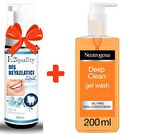 E2'quality Diş Beyazlatıcı Köpük + Neutrogena Deep Clean Yüz Temizleme Jeli, 200 ml
