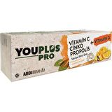 YouPlus Pro Vitamin C Çinko Propolis Takviye Edici Gıda 15 Tablet