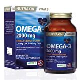 Nutraxin Omega 3 Balık Yağı 2000 mg 60 SoftGel
