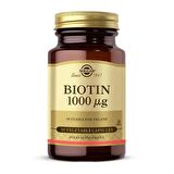 Solgar Biotin 1000 mcg 50 Kapsül - Diş Köpüğü Hediyeli