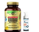 Solgar Siberian Ginseng Root Extract 60 Kapsül - Diş Beyazlatıcı Köpük Hediye