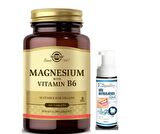Solgar Magnesium with Vitamin B6 100 Tablet - Diş Beyazlatıcı Köpük Hediye
