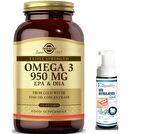 Solgar Omega 3 950 mg 100 Yumuşak Jelatinli Kapsül - Diş Beyazlatıcı Köpük Hediye