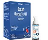 Orzax Ocean Omega 3 & QH Takviye Edici Gıda 30 Kapsül - Diş Beyazlatıcı Köpük Hediye